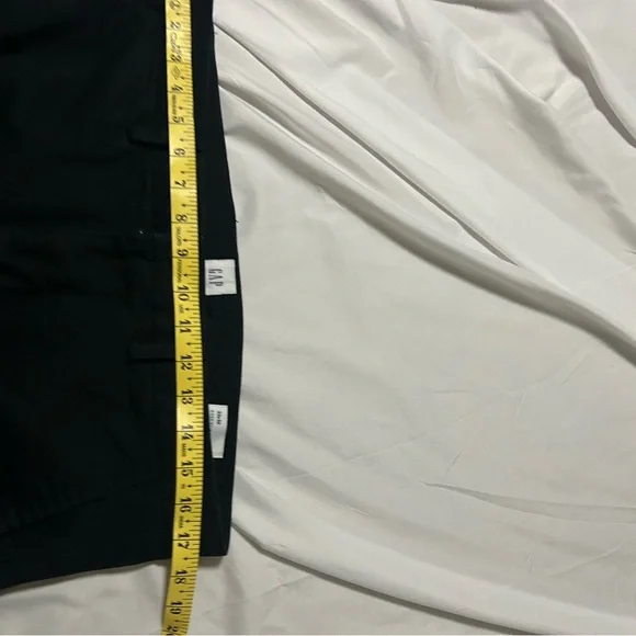 Gap Essential Khaki Skinny Black 33 X 32 Casual Chinos - Picture 10 of 12